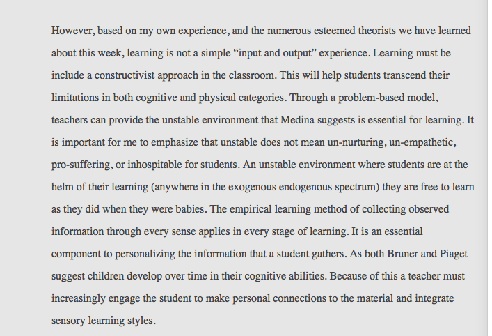 Constructivism Posting